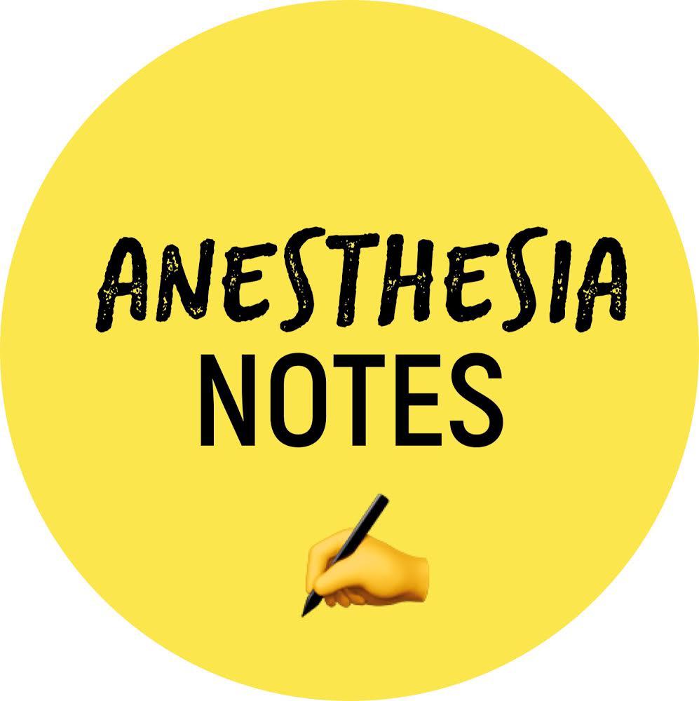 Anesthesia Notes